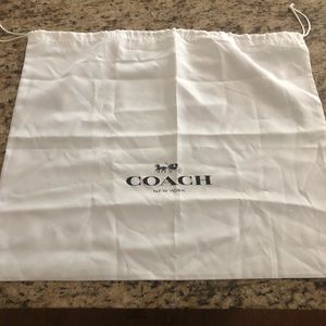 Authentic Large Coach Dust Bag NEW